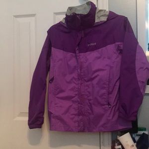 Purple rain jacket